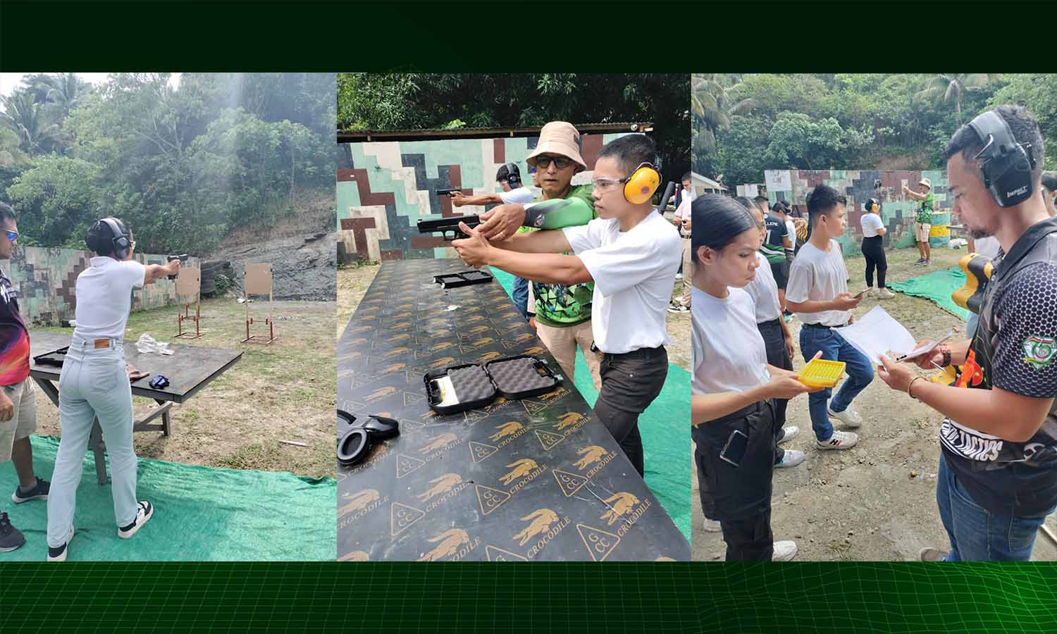 2nd Year Criminology Students in Pistol Shooting & Marksmanship Training