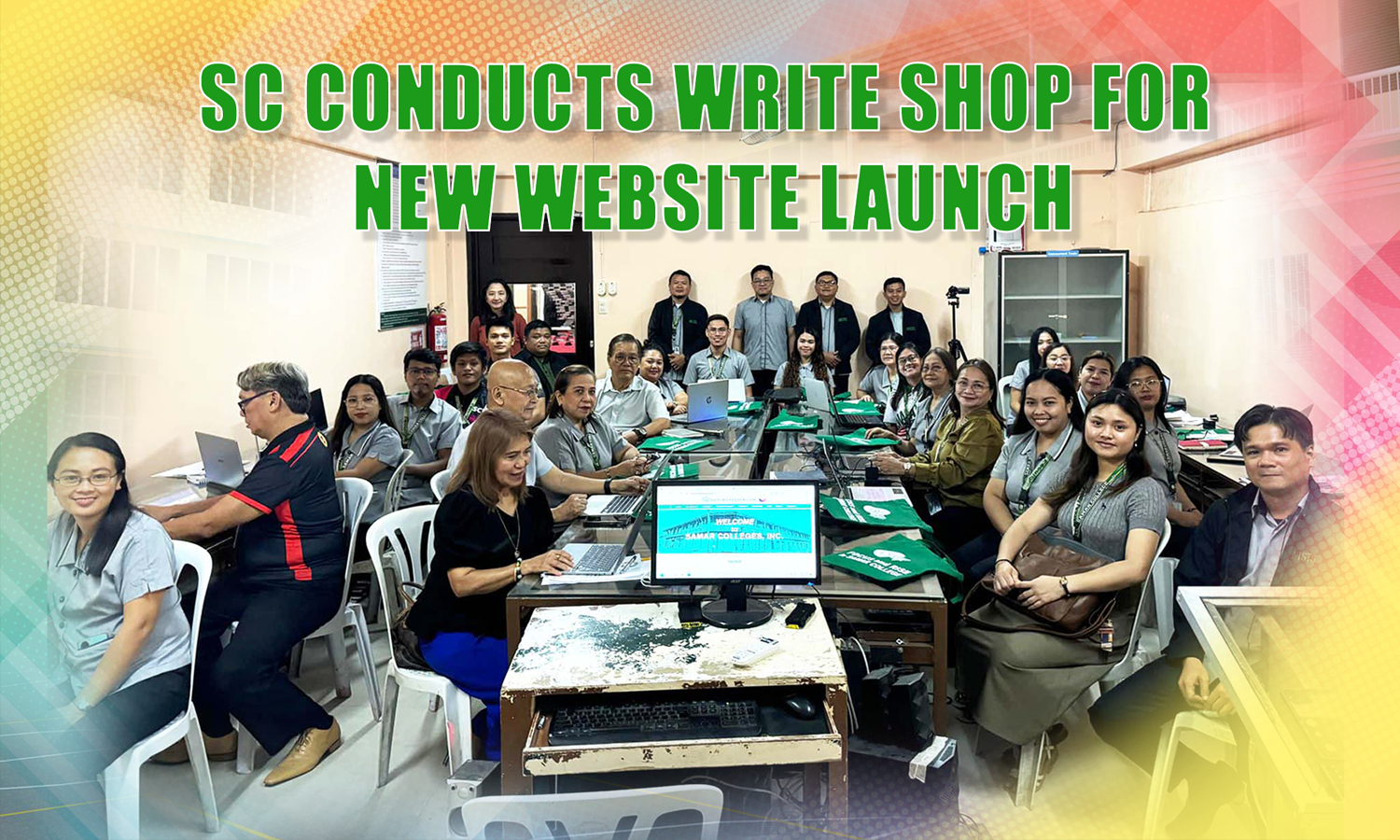 SC CONDUCTS WRITESHOP FOR NEW WEBSITE LAUNCH