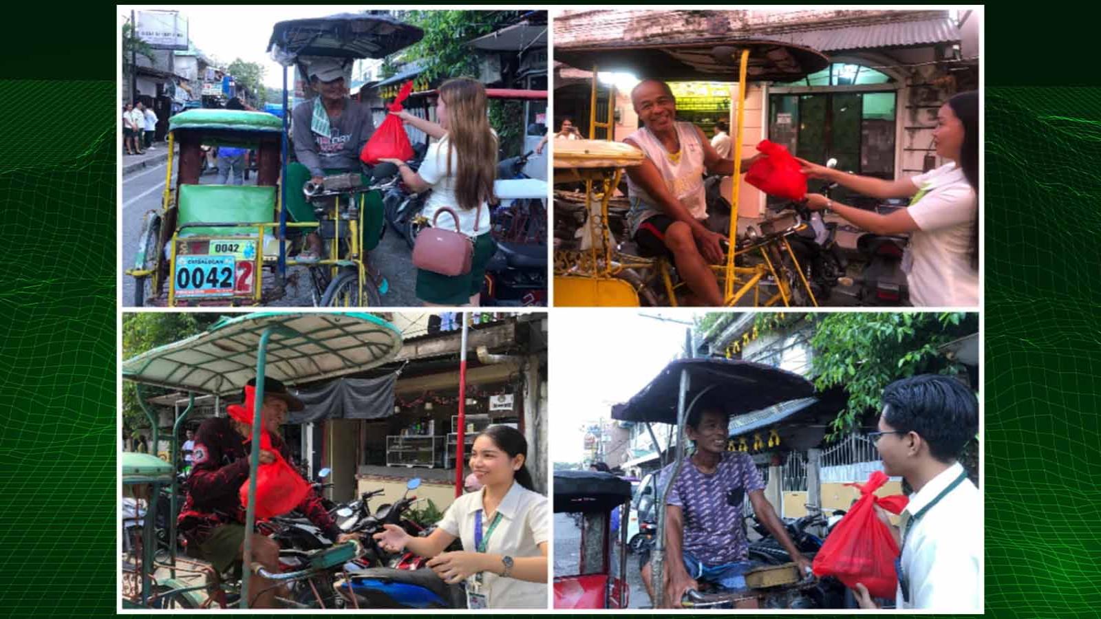 College of Education’s Social Studies Society Brightens Christmas for Catbalogan Tricycle Drivers