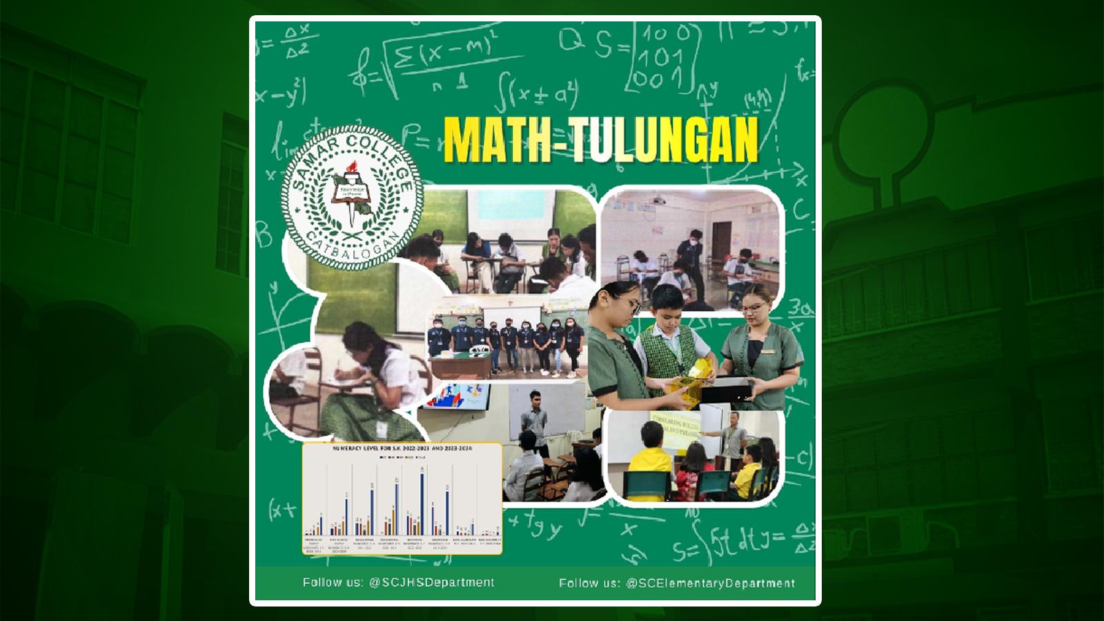 SC proudly shares one of Its Innovations: The Story of Math-Tulungan,  Helping Every Learner Rise, One Number at a Time