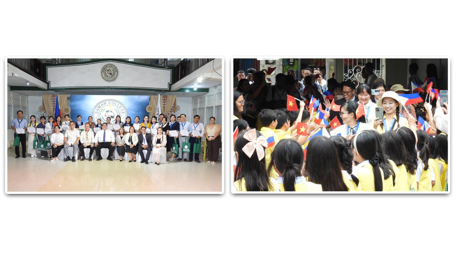 Samar Colleges Hosts Field Visit for 21 Graduate Students from Vietnam