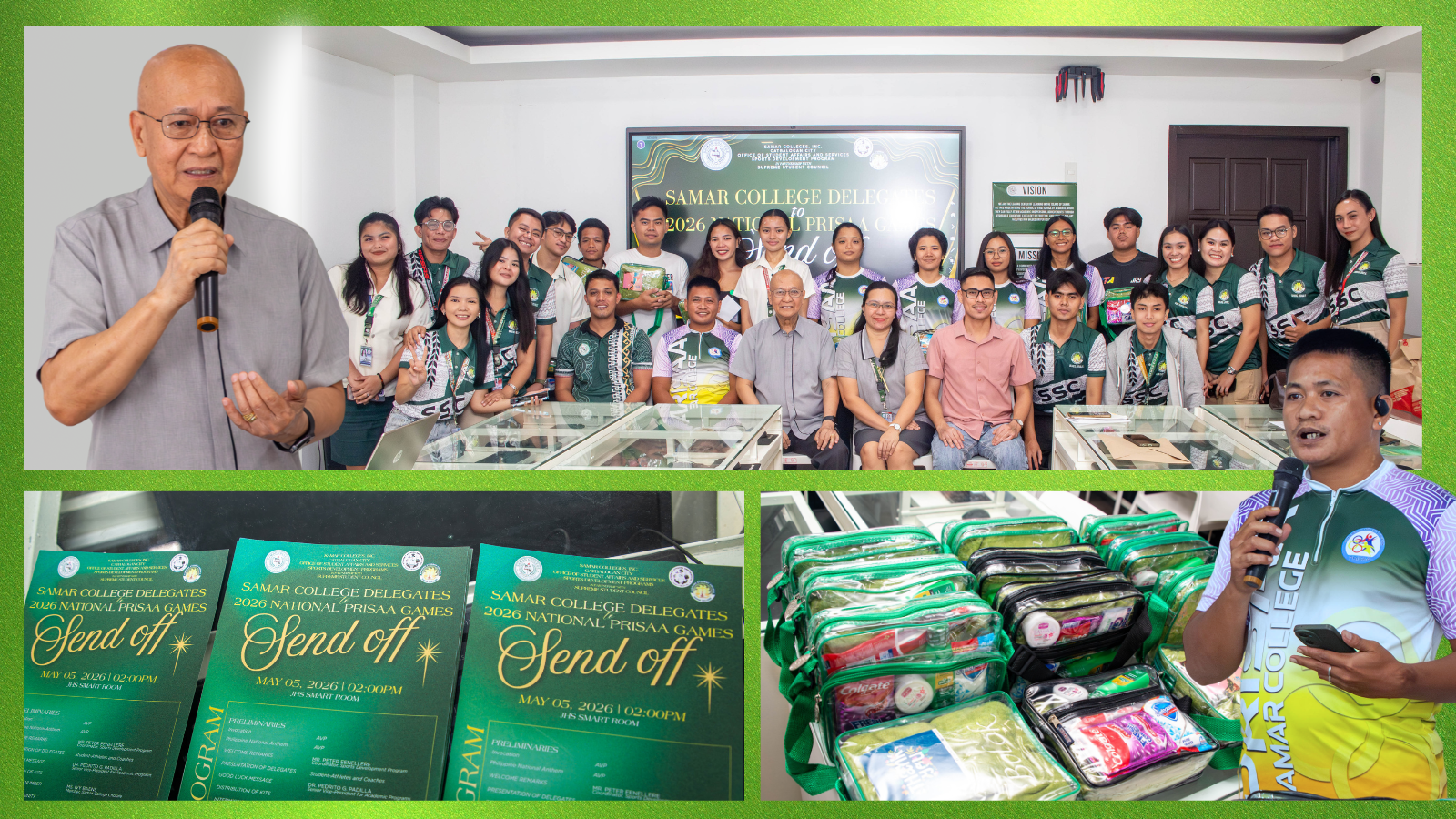 Bound for Glory: Samar College Officially Sends Off SC Delegates to the 2026 National PRISAA Games